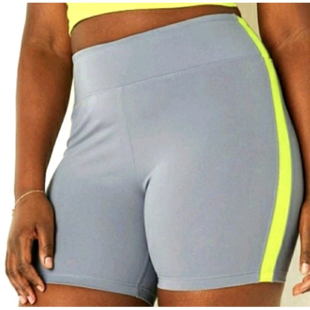 PINK Victoria’s Secret Gray Oasis M 6" Soft Ultimate High Waist Biker Shorts